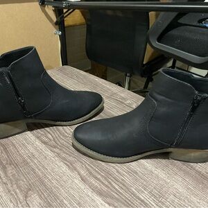 Maurices Black Ankle Booties